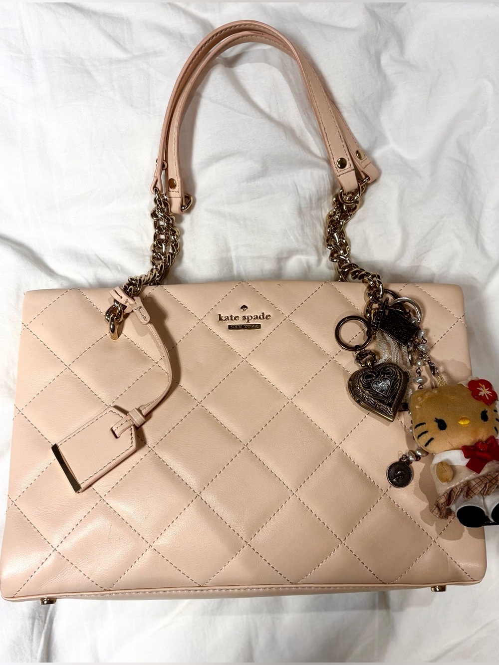 coquette light pink kate spade emerson pheobe shoulder bag